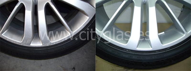 Reparación de Llantas 6 Reparar llanta arañada coche