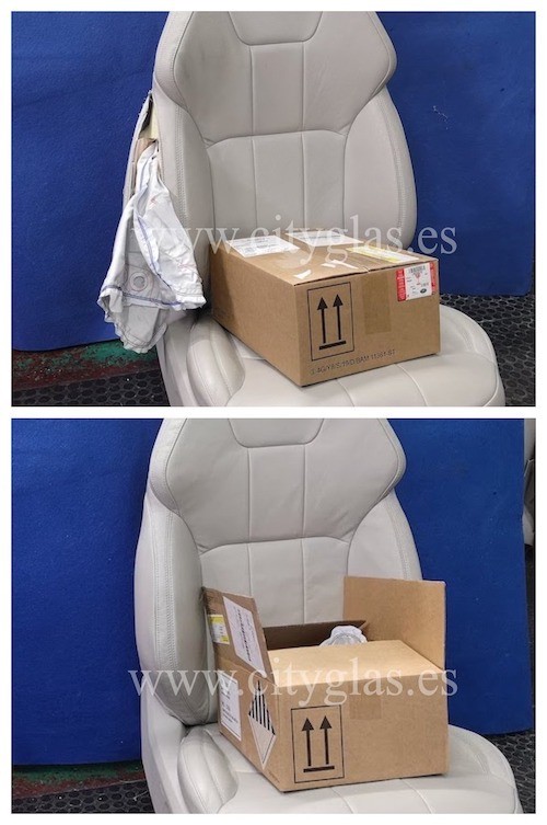 Reparación de Tapicería - Tapizado de asientos 75 Cambio y cosido de airbag en asiento de coche